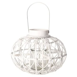 O'malley Woondecoratie<Lantaarn Montra 25 cm wit