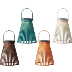 Lumineo Buitenverlichting<Lantaarn solar 18cm 4 assorti
