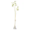 Decoris Kunstplanten En Kunstbloemen<Lathyrus op steel wit 60 cm