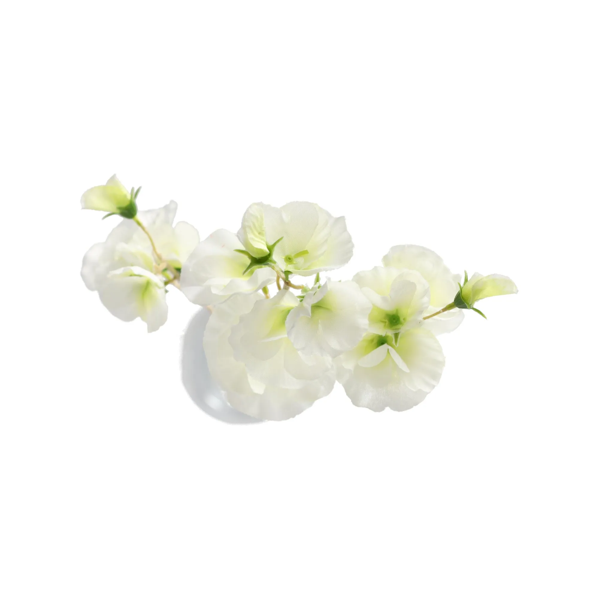 Decoris Kunstplanten En Kunstbloemen<Lathyrus op steel wit 60 cm