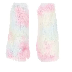 Van Cranenbroek Accessoires<Leg warmer fluffy rainbow 2st.