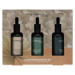 Azoza Badkameraccessoires<Lichaamsverzorging olieset 3 stuks Eco Habit