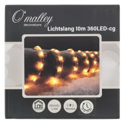 O'malley Kerstverlichting<Lichtslang 10m 360LED-cg