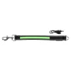 Flamingo Hondenriem<Looplijn verlengstuk met LED groen 39 cm