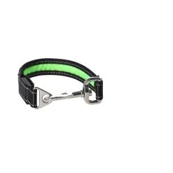 Flamingo Hondenriem<Looplijn verlengstuk met LED groen 39 cm