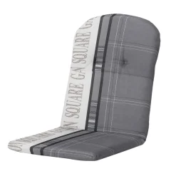 Madison Tuinkussens<garden grey kuipkussen hoog 45x96