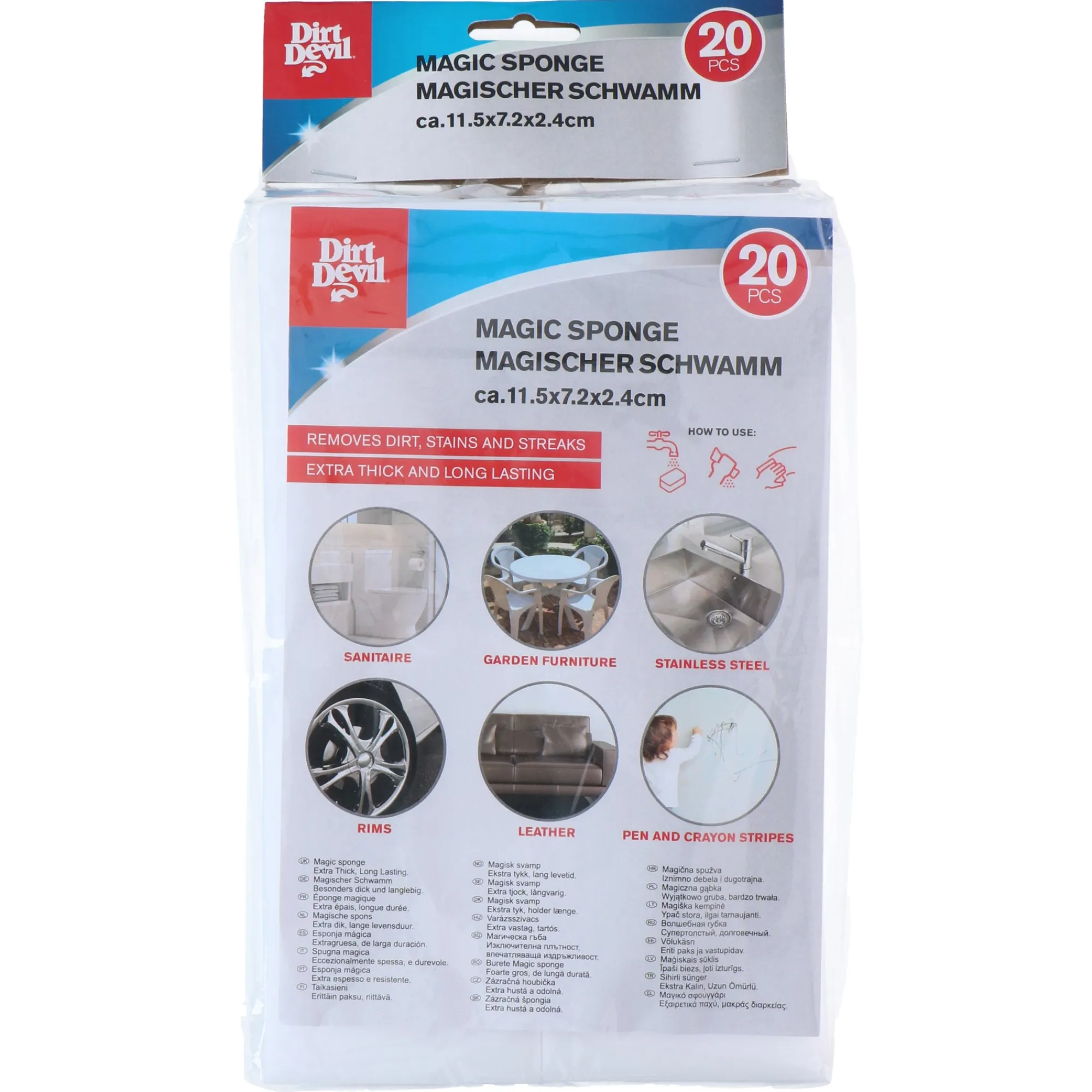Dirt Devil Schoonmaken<Magische spons 20st