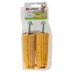 Flamingo Knaagdieren Snacks<Maiskolf 2st