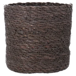 Woondecoratie<Mand grijs - h14 x d14 cm