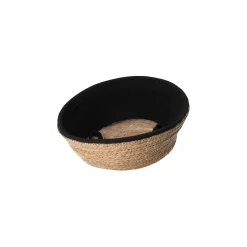 Woondecoratie<Mand Groise 40 cm zwart/naturel