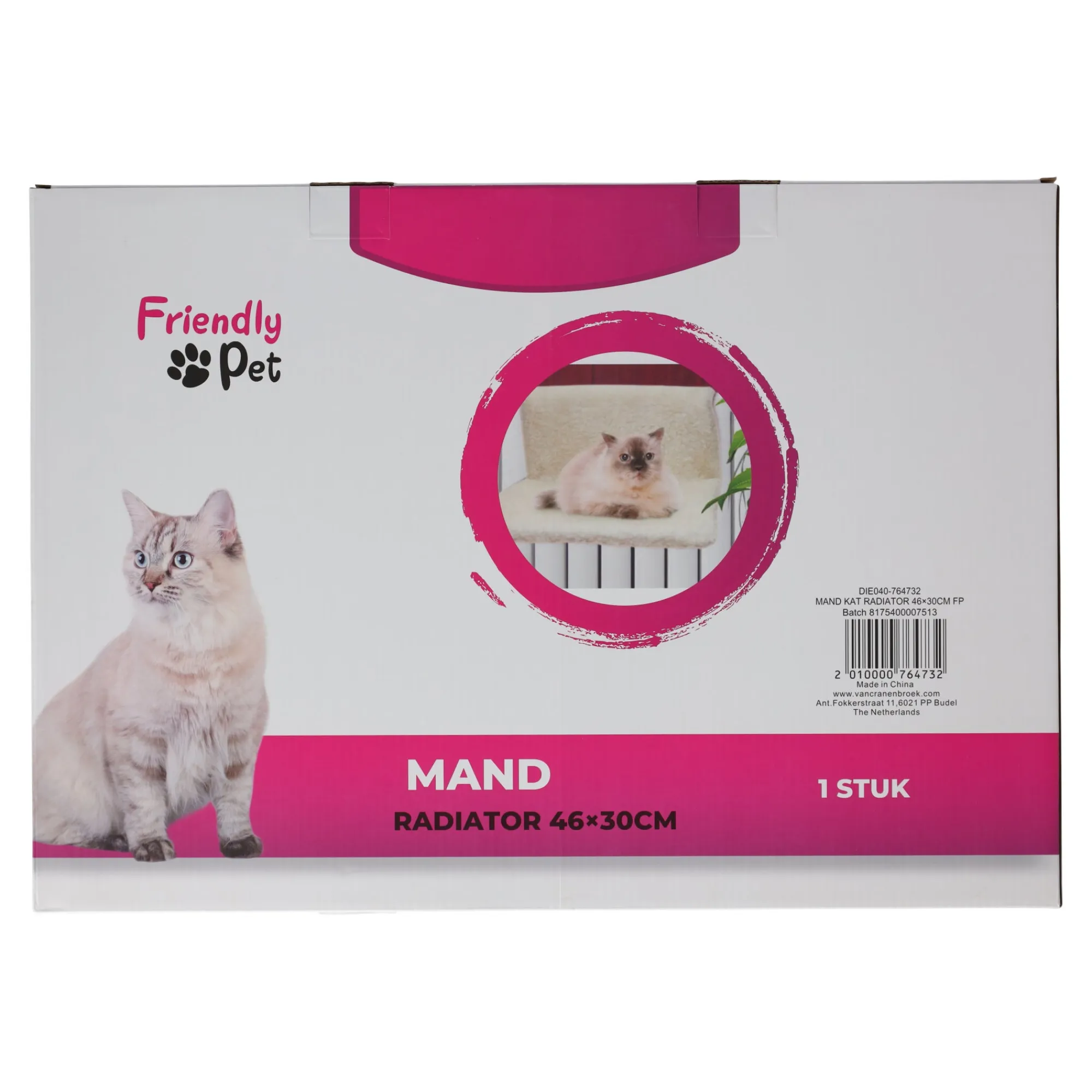 Friendly Pet Kattenmand<Mand kat radiator 46x30cm FP