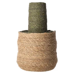 Natural Collections Woondecoratie<Mand zeegras 22 x 38 cm natural green
