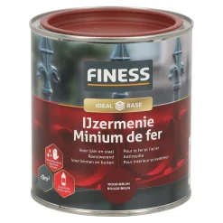 Finess Lakken<Menie ijzer r.bruin 750ml