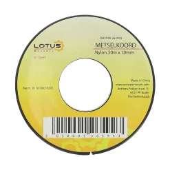 Lotus Bouw<Metselkoord nylon geel 50 m x 1 mm