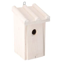Vogelhuisjes<Mezenkast 19cm wit