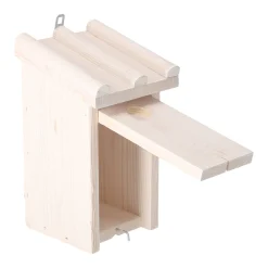 Vogelhuisjes<Mezenkast 19cm wit