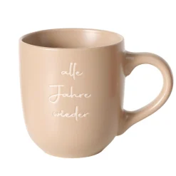 Boltze home Woondecoratie<Mok Lieder beige 300ml