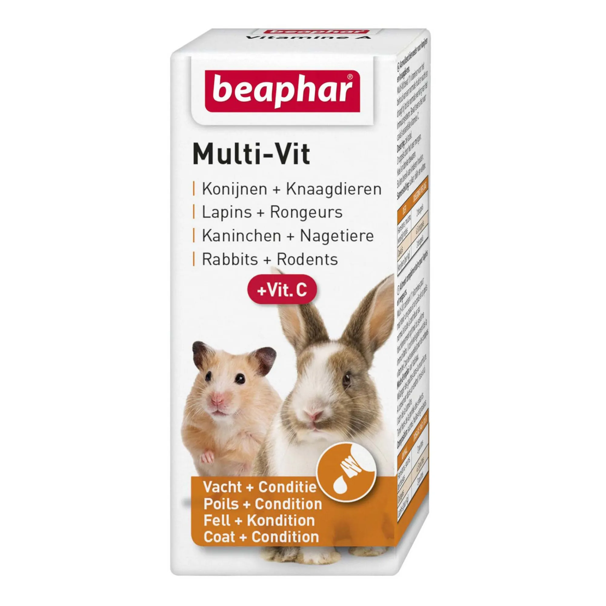 Beaphar Knaagdierverzorging<Multi-vitamin knaagdier 20ml