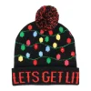 Kerstkleding<Muts Lit kerst LED volwassen