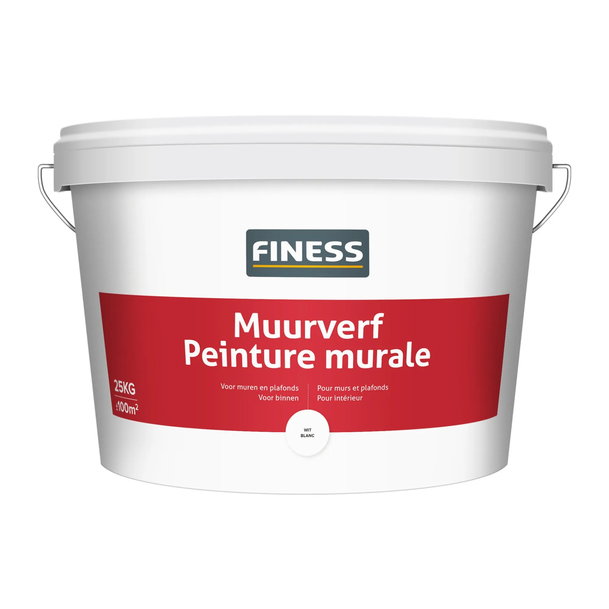 Finess Muurverf<Muurverf wit 25kg Promo