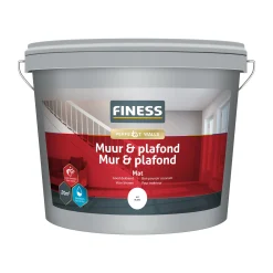 Finess Muurverf<Muurverf wit 1410 10L
