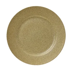 Kaemingk Kerstdecoratie<Onderbord glitter goud 33 cm