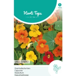 Horti Tops Moestuin<Oost-Indische Kers enkelbloemig mix