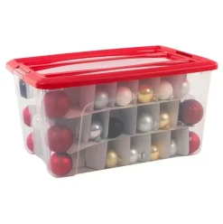 Iris Opbergen|Kerstballen<Opbergdoos kerst 45L