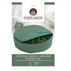 Everlands Kerstdecoratie<Opbergtas krans guirlande 70 cm