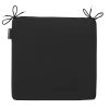 Madison Tuinkussens<Panama black zitkussen uni 40x40