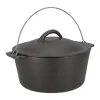 Barbecueaccessoires<Pan+deksel gietijzer D27cm