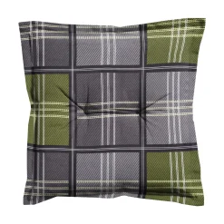 Madison Tuinkussens<Patchy olive hocker 50x50