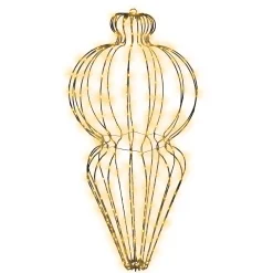 O'malley Kerstdecoratie|Kerstverlichting<Pegel micro draad 75 cm 320LED-cg