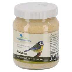 Vogelbescherming Vogelsnacks<Pindakaas vogel + noten 330gr
