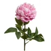Everlands Kunstplanten En Kunstbloemen<Pioen op steel 72 cm roze