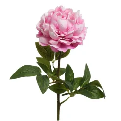 Everlands Kunstplanten En Kunstbloemen<Pioen op steel 72 cm roze