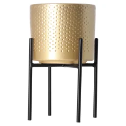 Mica Decorations Vazen En Potten<Plant standaard Ascot zwart 9 x 8 cm