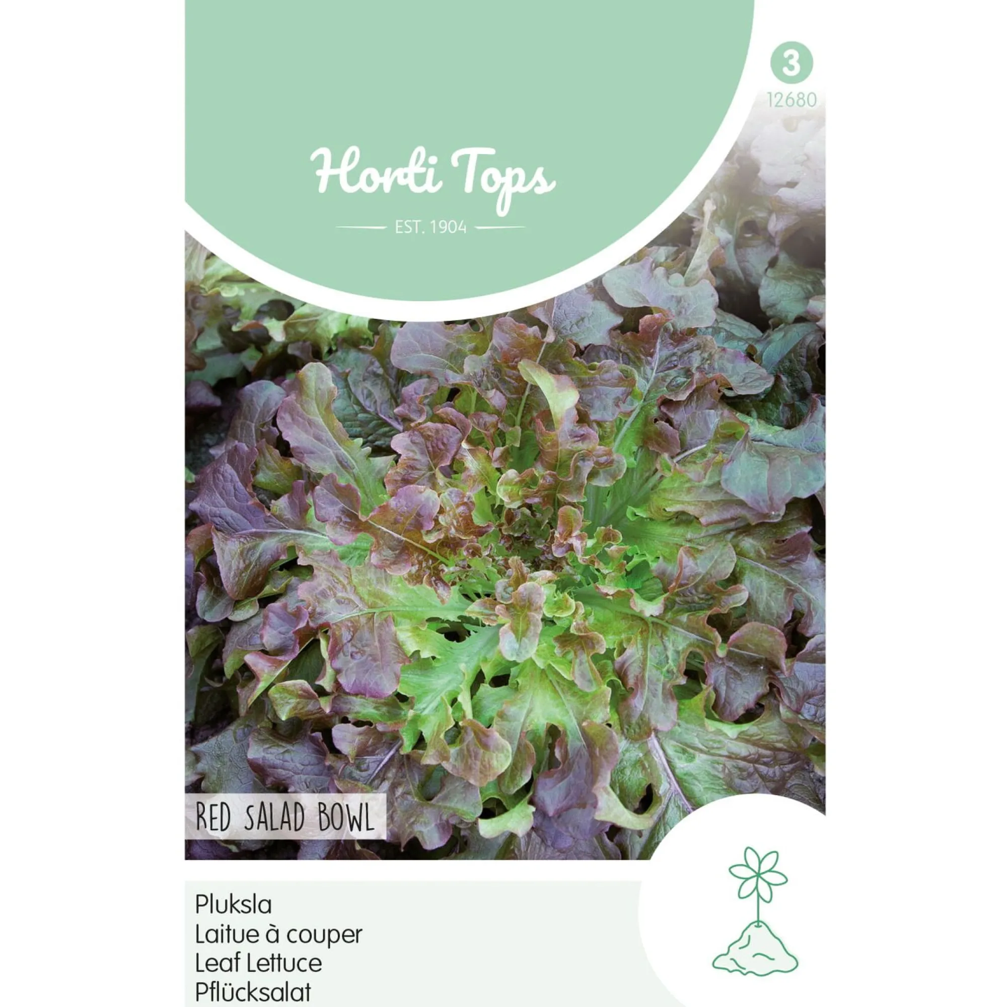 Horti Tops Moestuin<Pluksla Red Salad Bowl