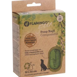 Flamingo Hondenverzorging<Poepzak composteerbaar cardun 4x25st