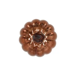O'malley Woondecoratie<Pompoen glas led bruin 11cm