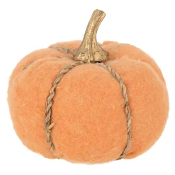 O'malley Woondecoratie<Pompoen vilt orange 13 cm