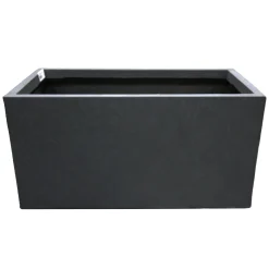 Mega Collections Tuindecoratie<Pot Clayfibre Bigular antracite 60 cm