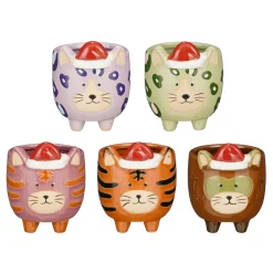 Mica Decorations Vazen En Potten|Kerstdecoratie<Pot Funny animal 9x7cm