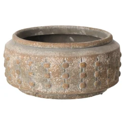 Mega Collections Vazen En Potten<Pot Jar Low Adana Dot Aged 24 cm