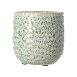 Natural Collections Vazen En Potten<Pot keramiek groen 12 x 11 cm