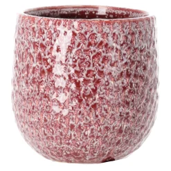 Natural Collections Vazen En Potten<Pot keramiek roze 12 x 11 cm