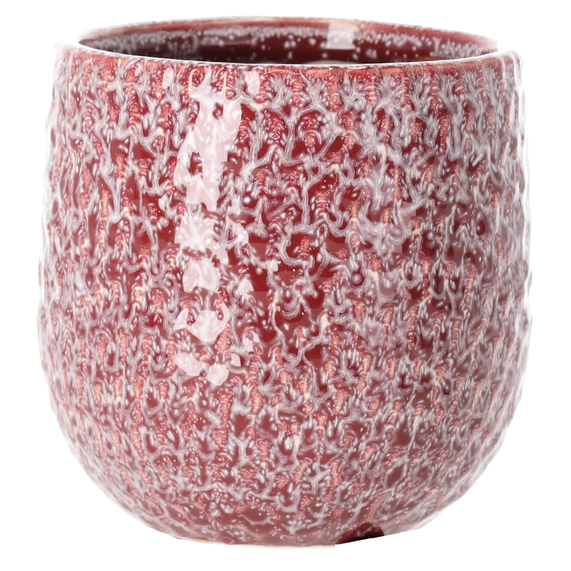 Natural Collections Vazen En Potten<Pot keramiek roze 12 x 11 cm