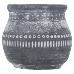 Vazen En Potten<Pot Nagano 11 cm grijs