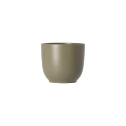 Mica Decorations Vazen En Potten<Pot Tusca rond groen 7 x 8 cm