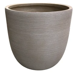 Mega Collections Tuindecoratie<Pot Utah Cubihi taupe wash 51 cm